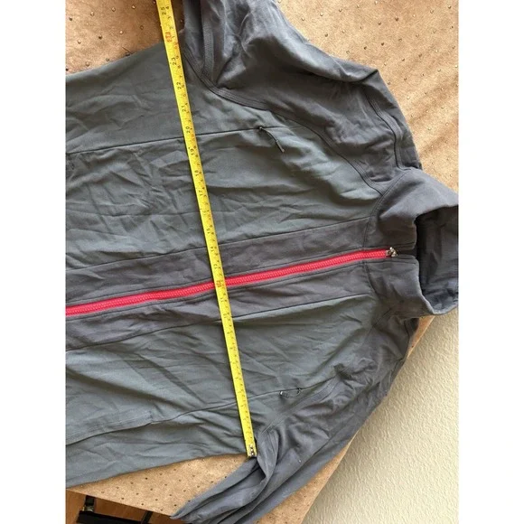 Lululemon Jacket Size XL Gray Full Zip Stretch - Picture 8 of 10
